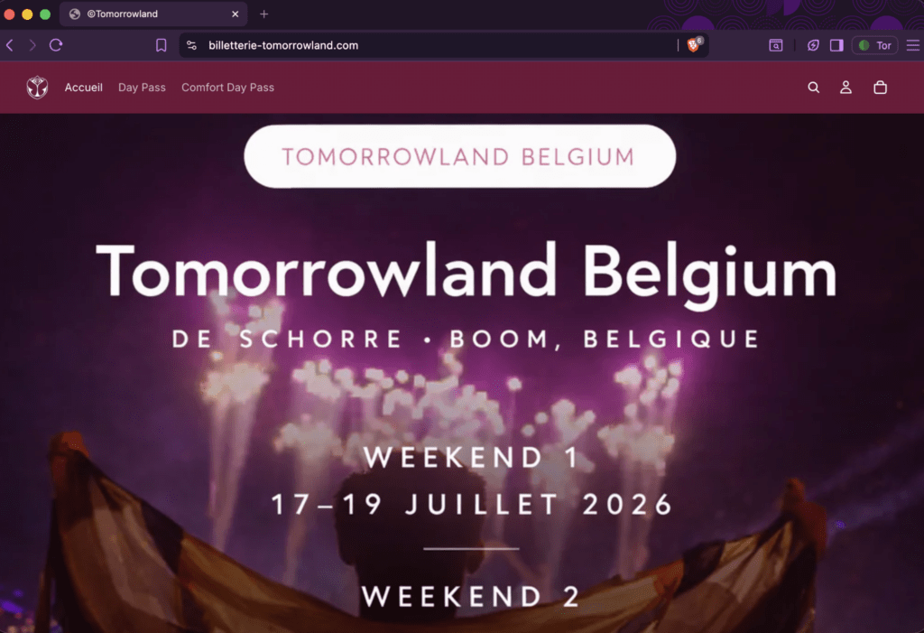 Tomorrowland 2026, siti falsi rubano pagamenti e dati biometrici 7 image 499