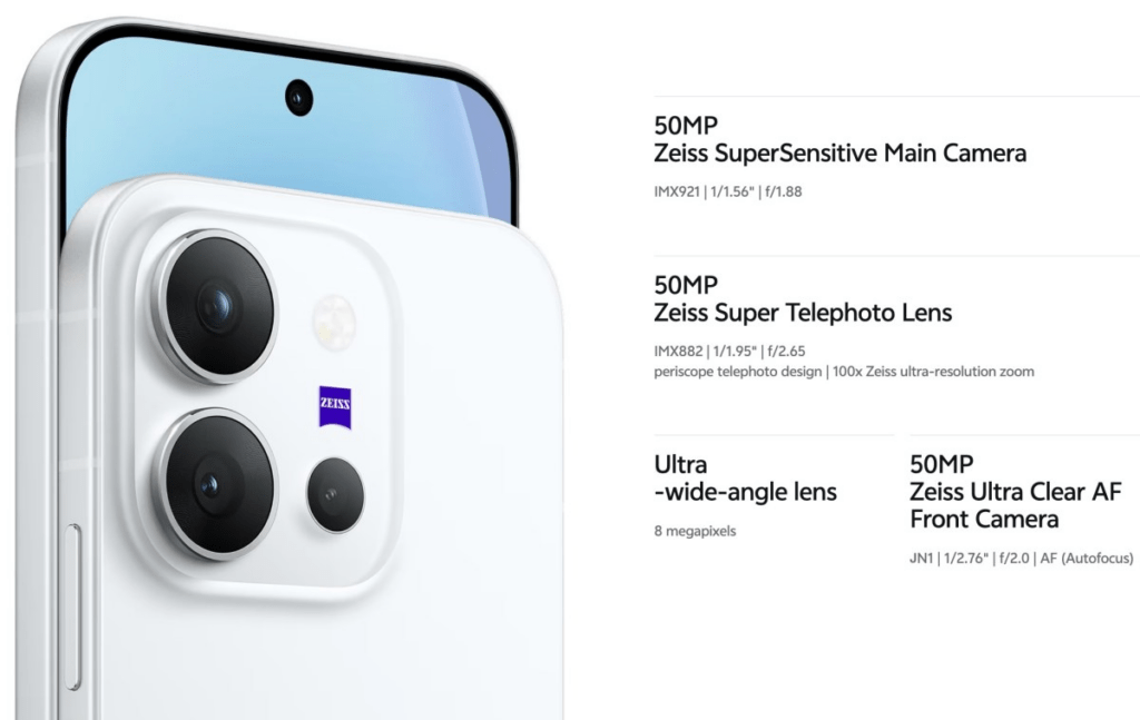 vivo X300e debutta con fotocamere Zeiss e batteria da 7.200 mAh 4 image 708