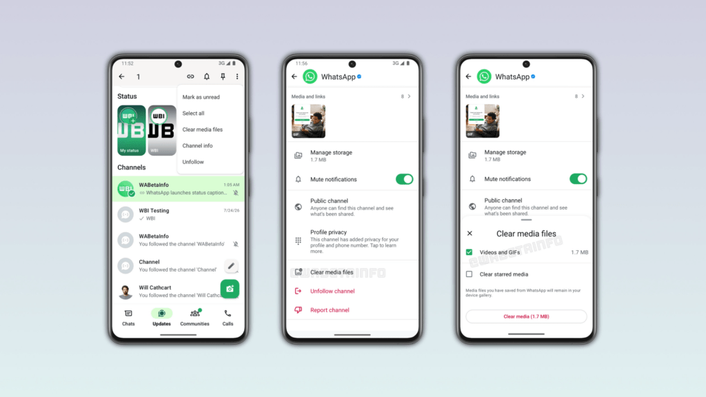 WhatsApp libera spazio su Android eliminando i file salvati dai Canali 3 image 862