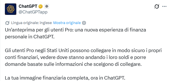 Anthropic lancia Claude Sonnet 5, OpenAI porta la finanza personale dentro ChatGPT 4 image 9
