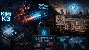 Kimi K3, chip fotonici e data center: la nuova guerra mondiale per l’IA 7 Kimi K3, chip fotonici e data center: la nuova guerra mondiale per l’IA