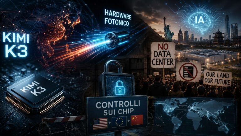 kimi k3 chip fotonici data center guerra ia