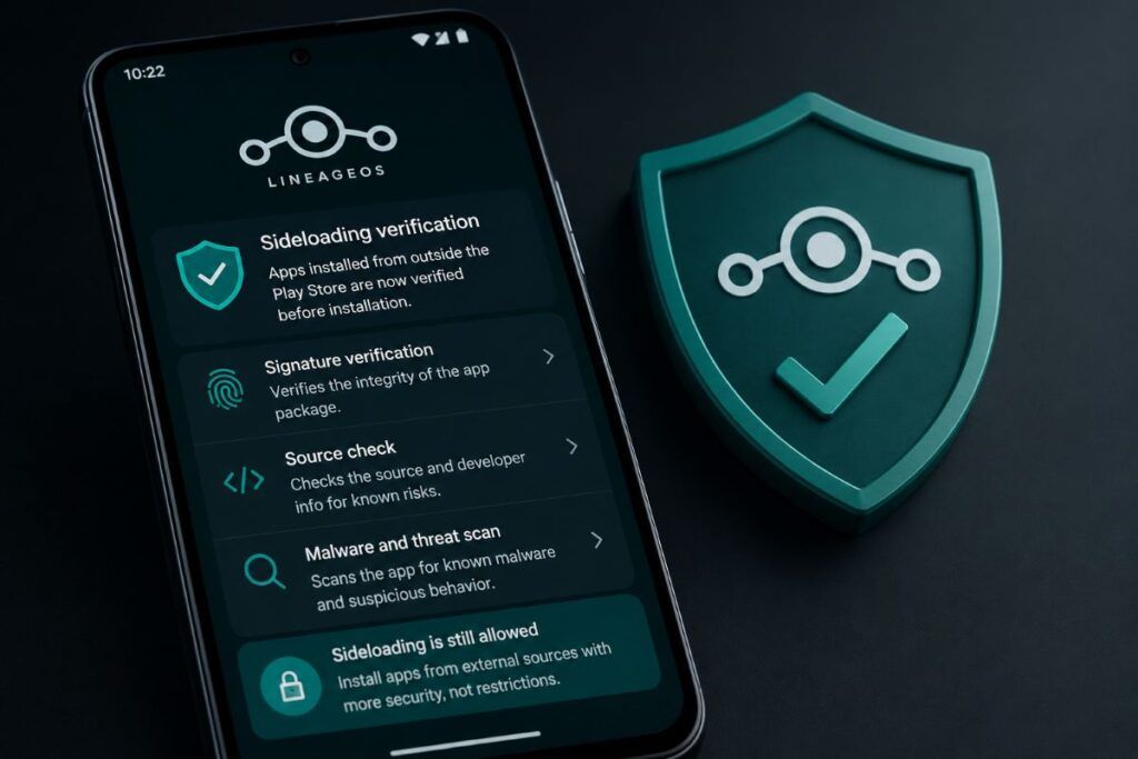 LineageOS rafforza il sideloading su Android con nuove regole di verifica 2 lineageos sideloading android