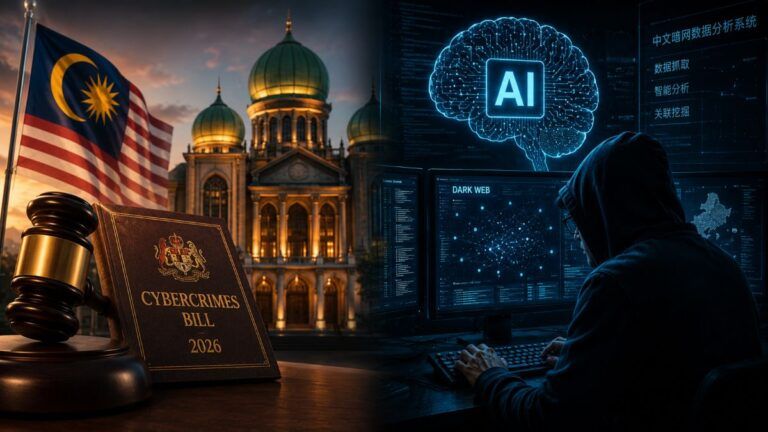 malesia cybercrimes bill cina ai dark web