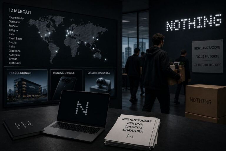 nothing smentisce uscita 12 mercati riorganizzazione