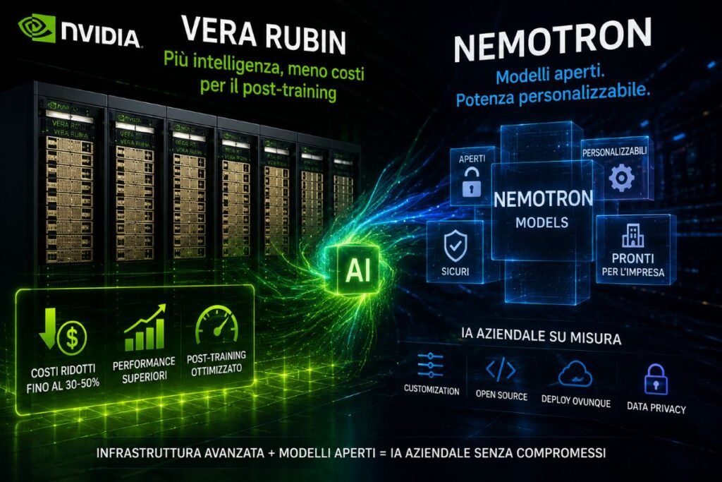 La strategia di Nvidia per l'IA aziendale: arriva l'architettura Vera Rubin e i modelli Nemotron per sfidare i sistemi chiusi 2 nvidia vera rubin nemotron