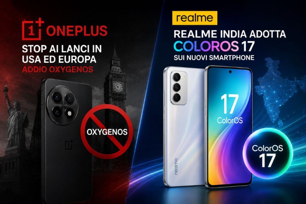 UFFICIALE: OnePlus lascia USA ed Europa, OxygenOS chiude e Realme passa a ColorOS 2 oneplus lascia usa europa oxygenos realme coloros