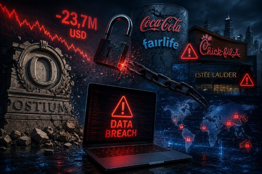 Ostium perde 23,7 milioni mentre Anubis e Clop colpiscono grandi aziende 2 ostium furto crypto anubis fairlife clop estee lauder