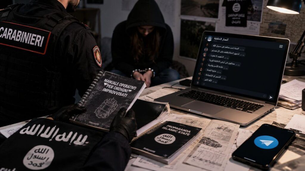 pavia 17enne arrestata radicalizzazione jihadista online