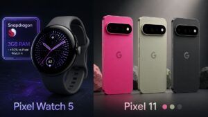 Pixel Watch 5 punta sulla RAM mentre Pixel 11 svela design e nuovi colori