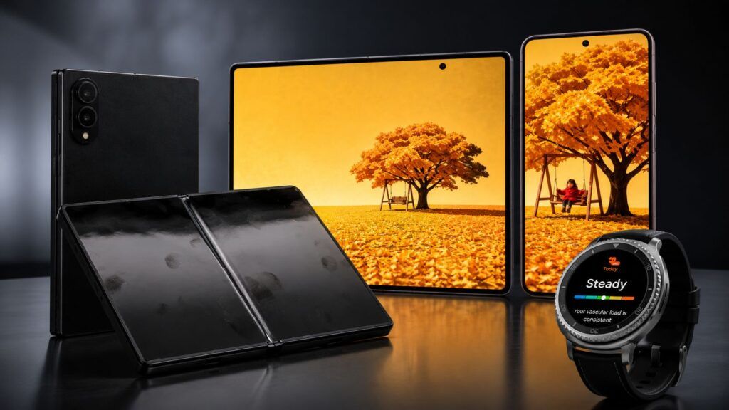 Galaxy Z Fold 8 formato "Wide" e blocco a sorpresa per i Watch negli USA 2 samsung galaxy z fold 8 wide vascular load watch usa