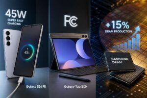 Samsung accelera su Galaxy S26 FE, Tab S12 Plus e nuove linee DRAM 21 Samsung accelera su Galaxy S26 FE, Tab S12 Plus e nuove linee DRAM