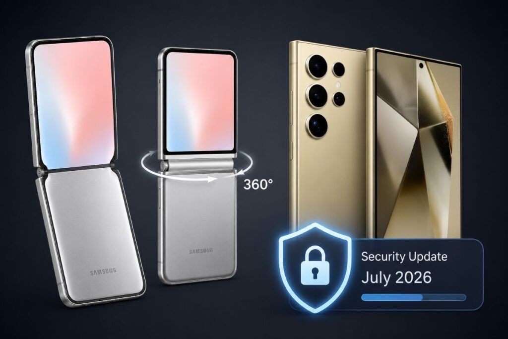 Samsung brevetta uno Z Flip bidirezionale e aggiorna la serie Galaxy S24 2 samsung z flip bidirezionale galaxy s24