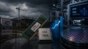 Semiconduttori sotto pressione tra cartello DRAM, rincari Intel e stop ai data center AI