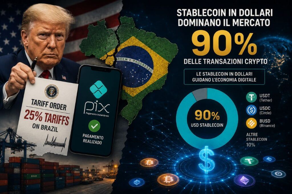 Guerra dei pagamenti: Trump impone dazi del 25% al Brasile contro il sistema Pix 2 trump dazi brasile pix stablecoin