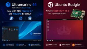 Ultramarine 44 e Ubuntu Budgie portano Linux desktop su Fedora e Raspberry Pi