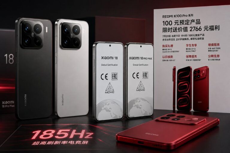 xiaomi 18 pro max redmi k100 pro