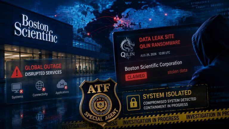 Boston Scientific subisce disservizi globali ATF isola un sistema violato dopo la rivendicazione del ransomware Qilin