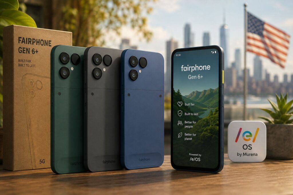 Fairphone Gen 6+ sbarca negli USA e rafforza l’alternativa /e/OS di Murena 2 Fairphone Gen 6