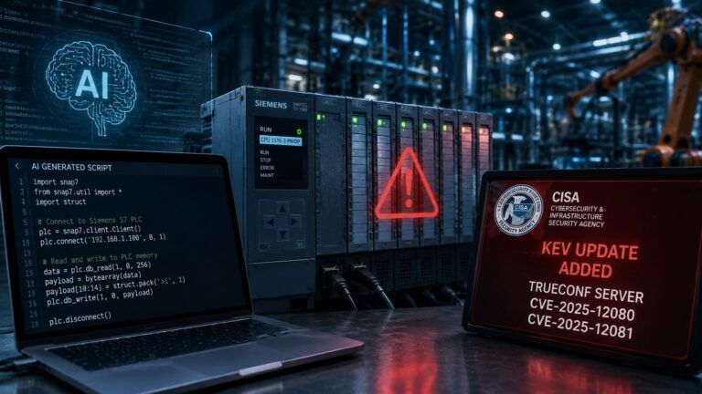 ai exploit siemens plc trueconf kev