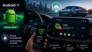 Android 17 porta Motion Assist mentre Google blinda gli SDV con AAOS secure-by-design