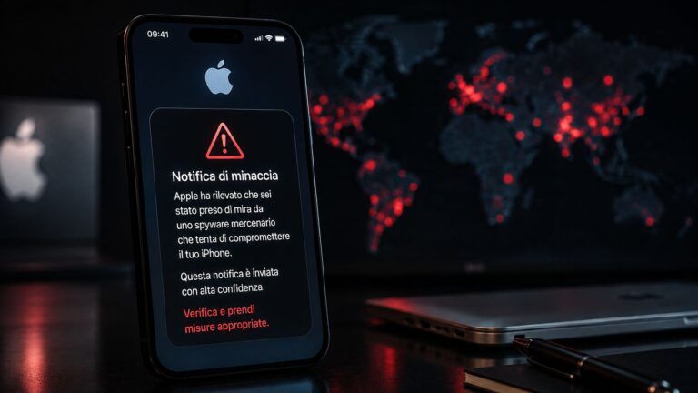 apple avvisi spyware mercenario