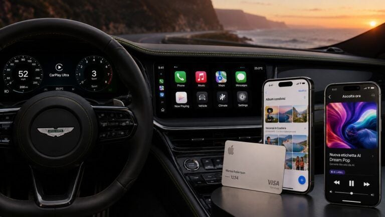 apple carplay ultra icloud music ai card