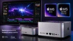 Apple lancia M6 e M5 Ultra: Mac mini e Mac Studio diventano macchine AI locali 17 Apple lancia M6 e M5 Ultra: Mac mini e Mac Studio diventano macchine AI locali