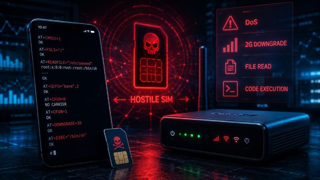 CATana trasforma SIM ostili in un’interfaccia AT contro smartphone e IoT 2 catana sim at smartphone iot