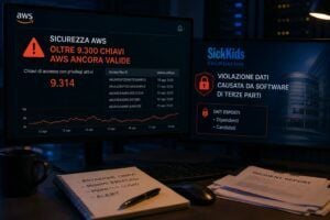 Chiavi AWS esposte e breach SickKids allargano il rischio aziendale 1 Chiavi AWS esposte e breach SickKids allargano il rischio aziendale