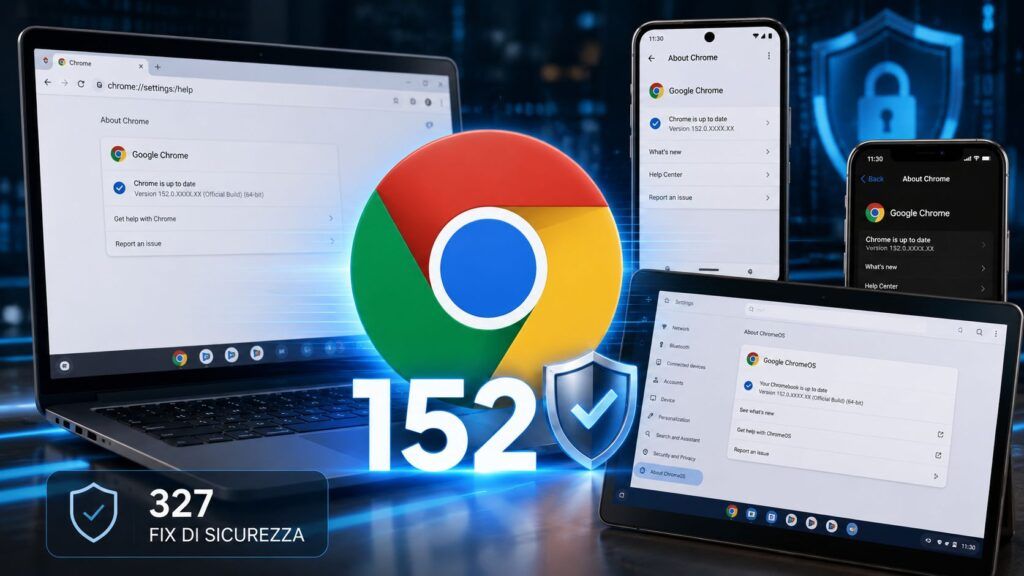 chrome 152 chromeos stable beta lts