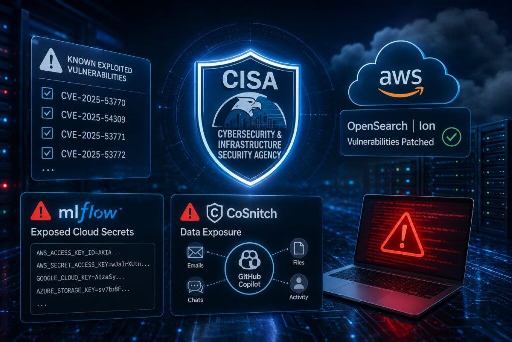 CISA, AWS, MLflow e Copilot: nuove falle tra exploit, DoS e furto dati 2 cisa aws mlflow copilot vulnerabilita
