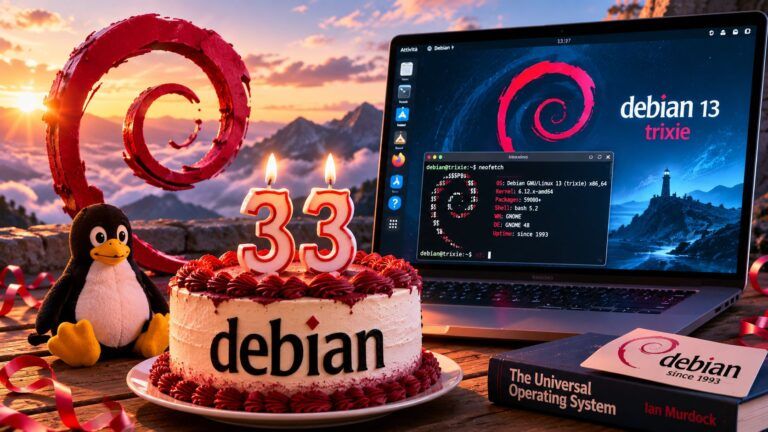 debian 33 anni linux trixie