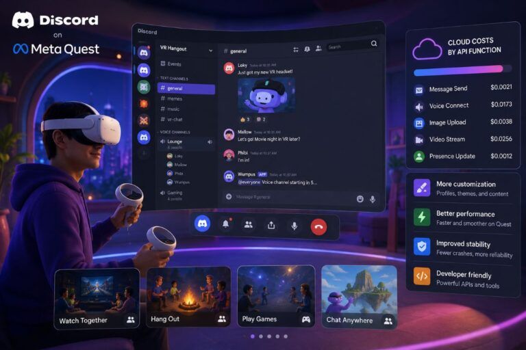 discord meta quest costi api profile frames