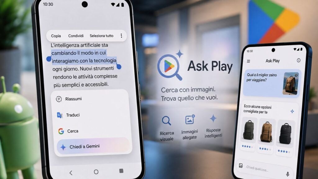 gemini android ask play ricerca immagini