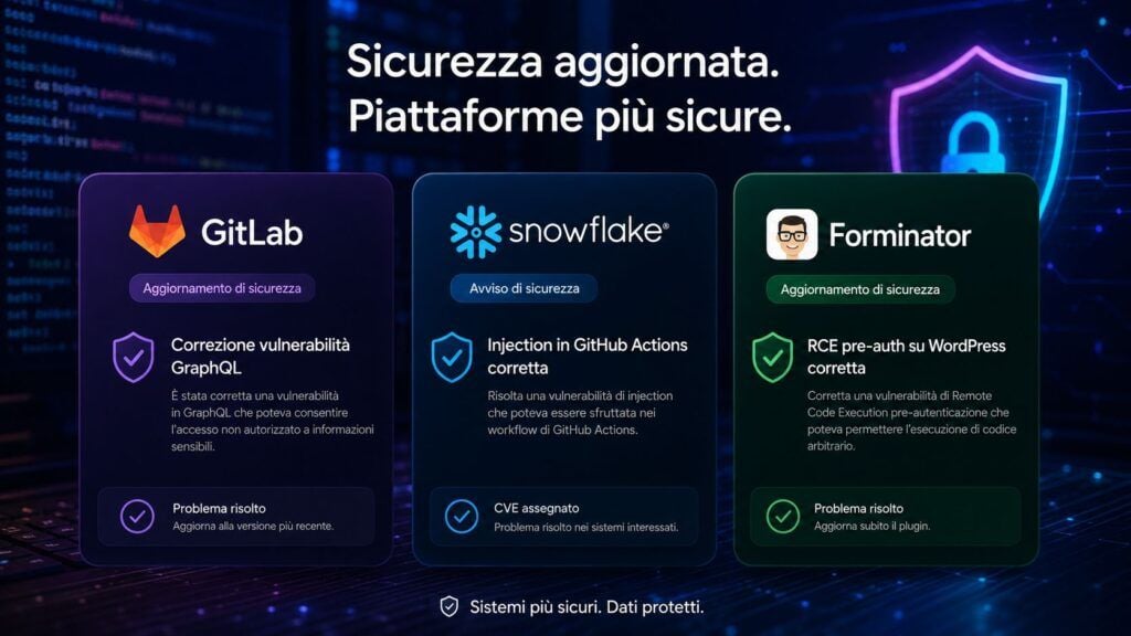 gitlab snowflake forminator vulnerabilita