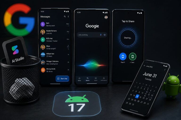 google cancella ai studio mobile novita android
