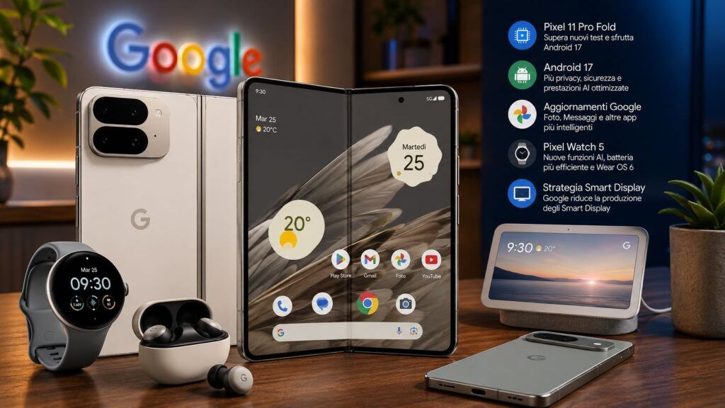 google pixel 11 pro fold android smart display