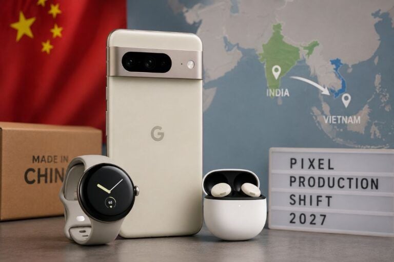 google pixel produzione cina india vietnam 2027