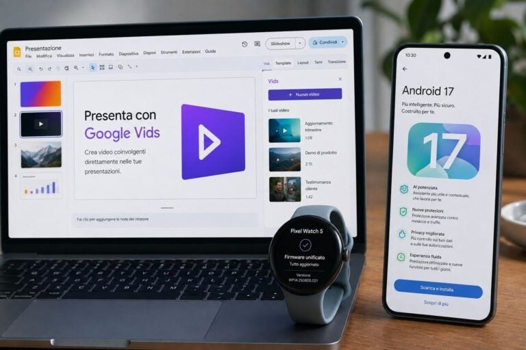 google vids slides pixel watch 5 android 17