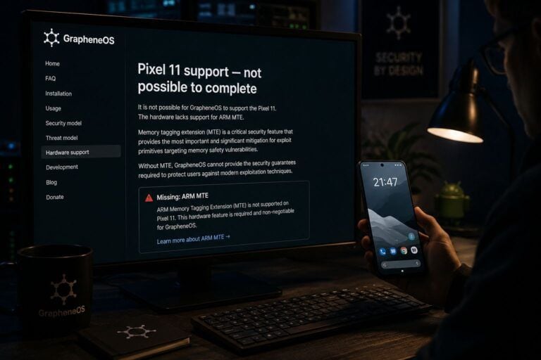 grapheneos addio pixel 11