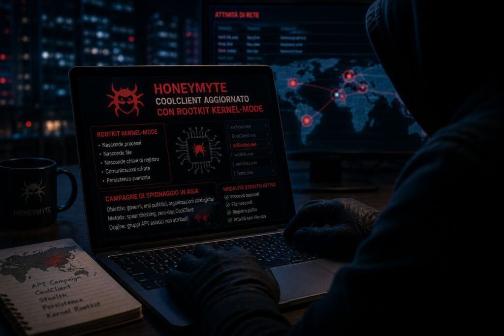 Mustang Panda porta CoolClient nel kernel Windows con un nuovo rootkit 2 honeymyte coolclient rootkit windows