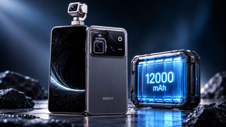 honor robot phone gimbal 200mp batteria 12000mah