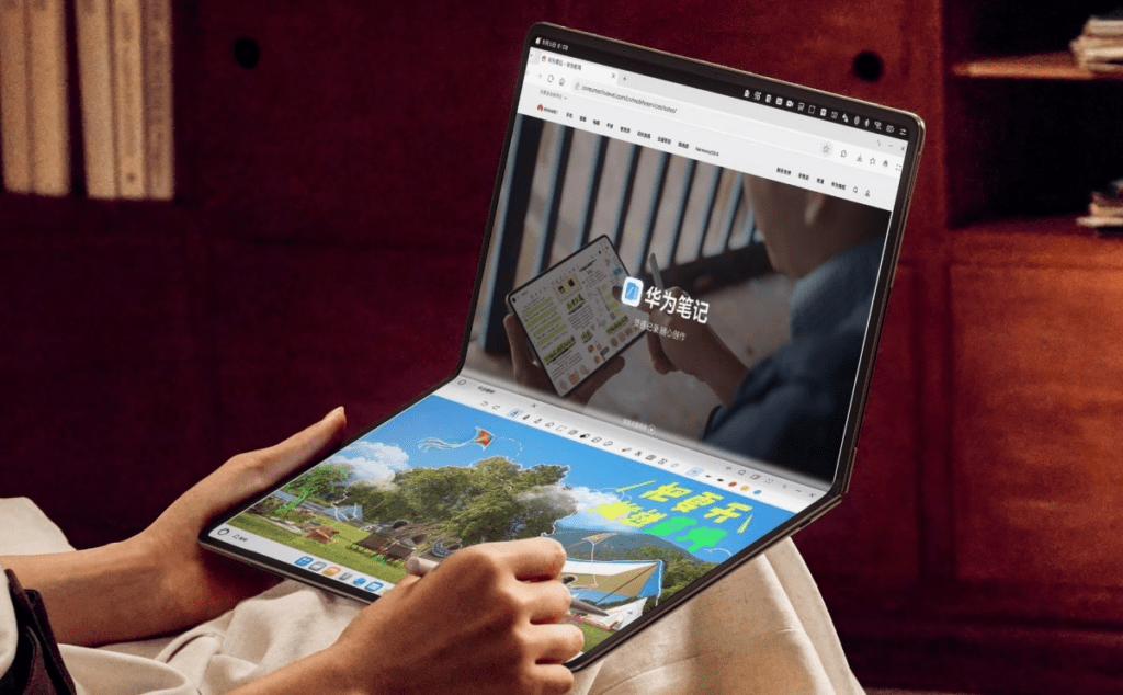 Huawei MatePad Pro 12 scende a 4,7 mm e MateBook Fold passa al Kirin X90 Plus 6 Huawei MateBook Fold Ultimate Design 2026