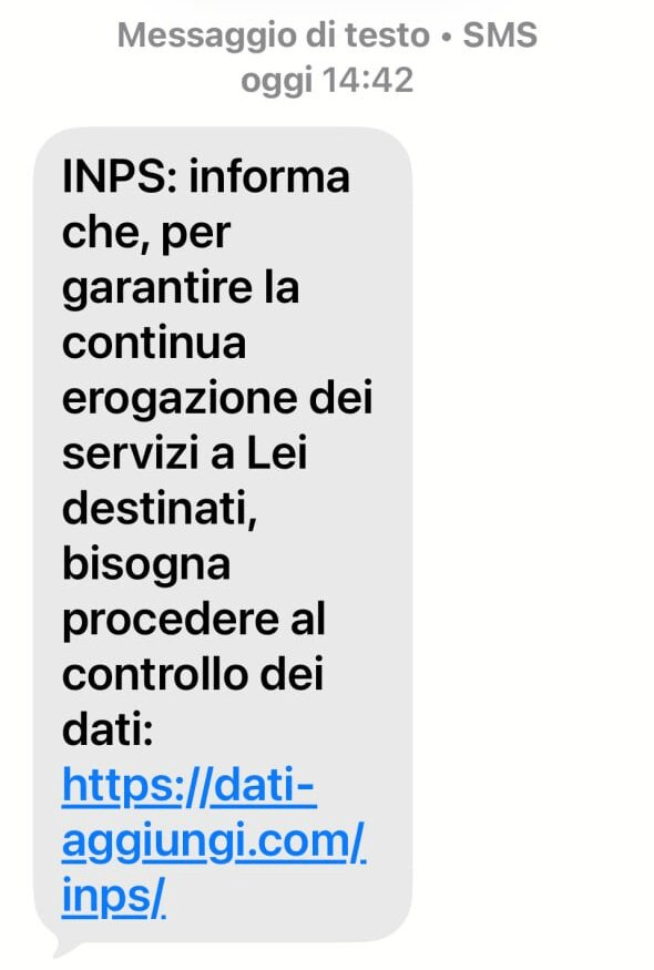 Falso AGCOM e smishing INPS usano fiducia istituzionale e AI 3 image 222