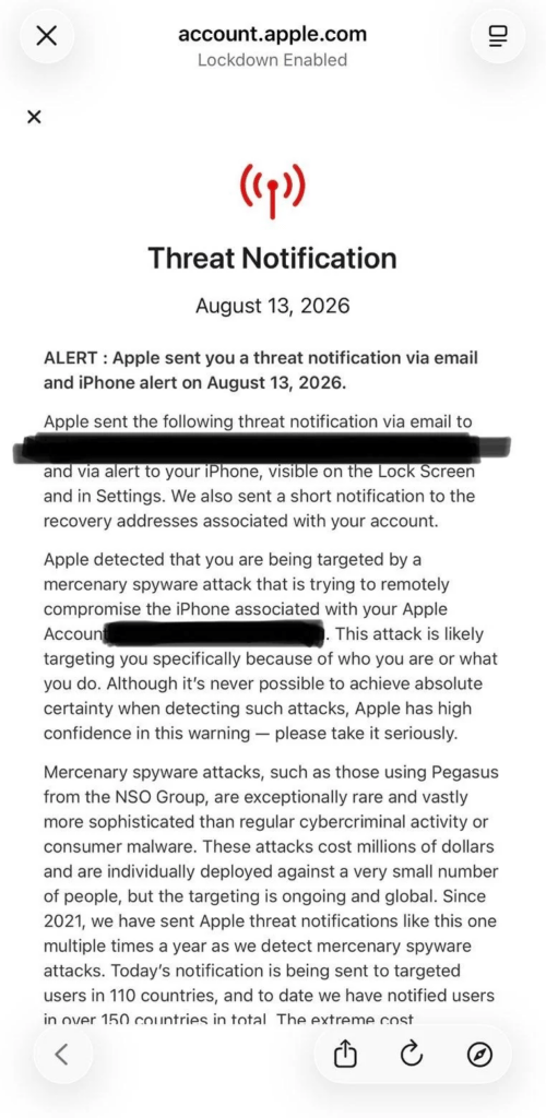 Apple avvisa utenti in 110 Paesi per nuovi attacchi con spyware mercenario 3 image 269
