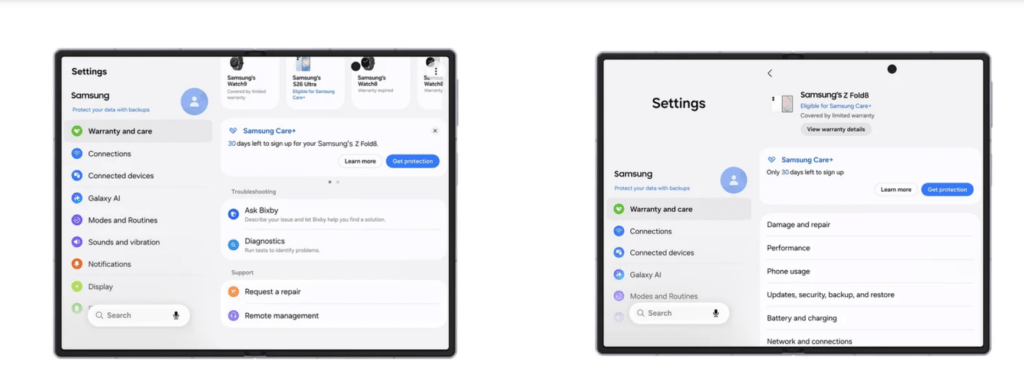 Galaxy Watch 4 e Buds 3 Pro si aggiornano mentre One UI 9 semplifica assistenza e riparazioni 5 image 380