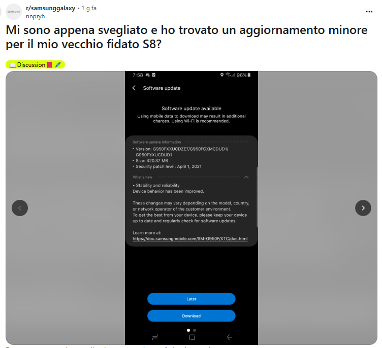 Samsung aggiorna Galaxy S8 e Note 8, mentre One UI Home corregge i bug sui Fold 8 3 image 448