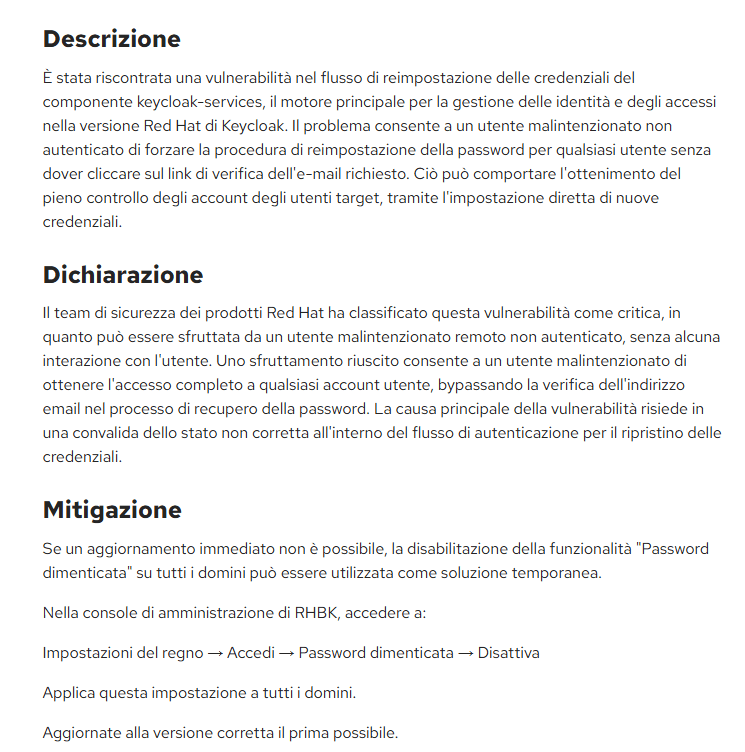 Keycloak, CVE-2026-18963 permette il takeover degli account senza autenticazione 3 image 518
